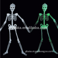 Halloween decoration Glow Skeleton scary trick glowing in dark hanging plastic skeleton FC90054